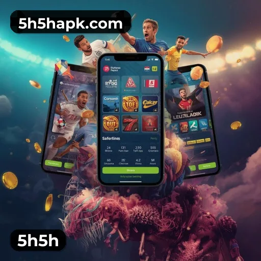 Aplicativo móvel 5h5h para iOS e Android